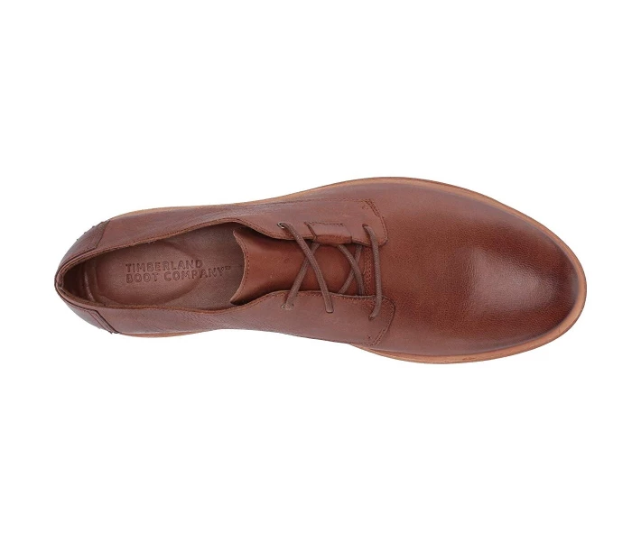 Фото - чоловічу туфлю Туфлі оксфорди Timberland Boot Company Tauk Point Oxford Medium Brown Full Grain 45