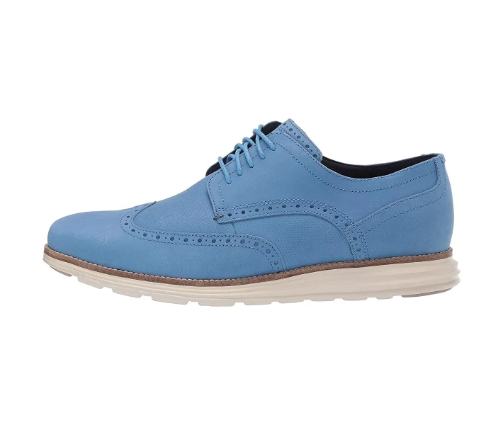 Фото - чоловічу туфлю Туфлі оксфорди Cole Haan Original Grand Wingtip Oxford Pacific Coast Nubuck/Ivory 47