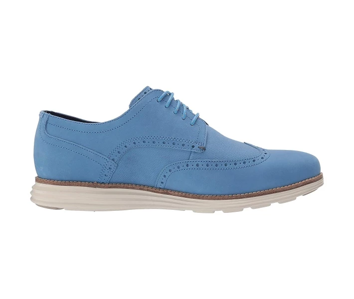 Фото - чоловічу туфлю Туфлі оксфорди Cole Haan Original Grand Wingtip Oxford Pacific Coast Nubuck/Ivory 47