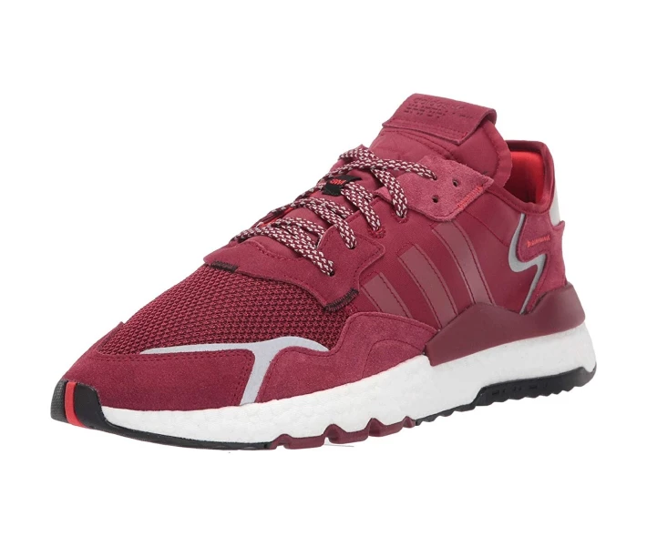 Фото - чоловічий кросівок Кросівки Adidas Nite Jogger Collegiate Burgundy/Collegiate Burgundy/Footwear White 40.7