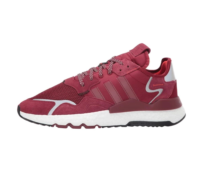 Фото - чоловічий кросівок Кросівки Adidas Nite Jogger Collegiate Burgundy/Collegiate Burgundy/Footwear White 40.7