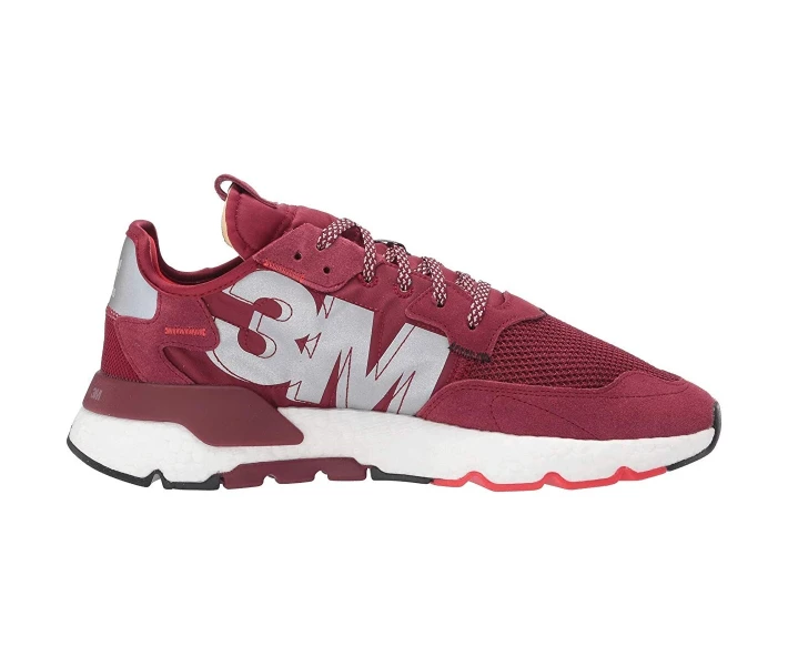 Фото - чоловічий кросівок Кросівки Adidas Nite Jogger Collegiate Burgundy/Collegiate Burgundy/Footwear White 40.7