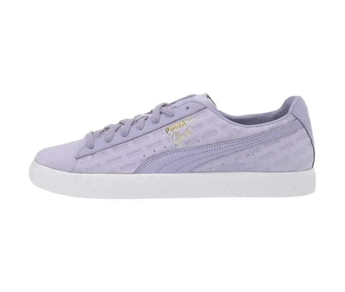 Фото - чоловічий кросівок Кросівки Puma Clyde Emboss Sweet Lavender/Sweet Lavender/Puma White 37.5