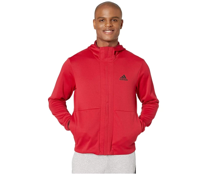 Фото - чоловічу толстовку Футболка Adidas Team Issue Full Zip Active Maroon / Black XXL