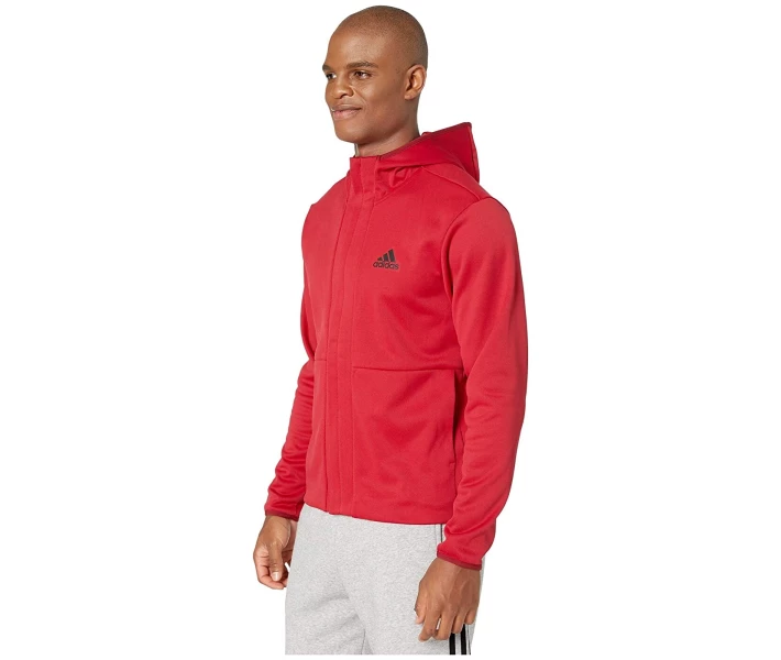 Фото - чоловічу толстовку Футболка Adidas Team Issue Full Zip Active Maroon / Black XXL