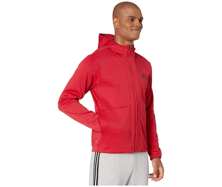 Фото - чоловічу толстовку Футболка Adidas Team Issue Full Zip Active Maroon / Black XXL