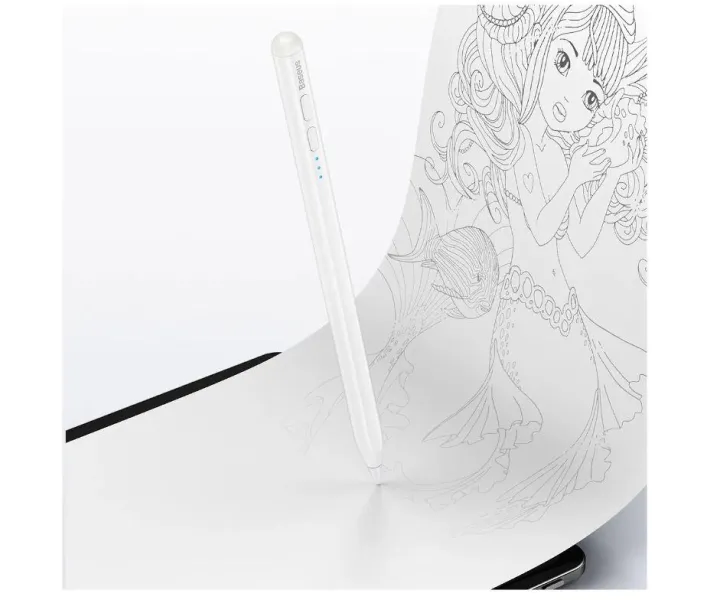 Фото - стилус Стілус Baseus Smooth Writing з індикаторами LED + Active tip (SXBC000202) (37501)