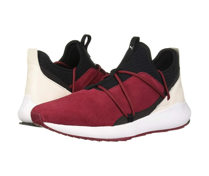 Фото - чоловічий сліпон Сліпони Puma SF Evo Cat II Suede LS Rhubarb/Puma Black/Pastel Parchment 38.5