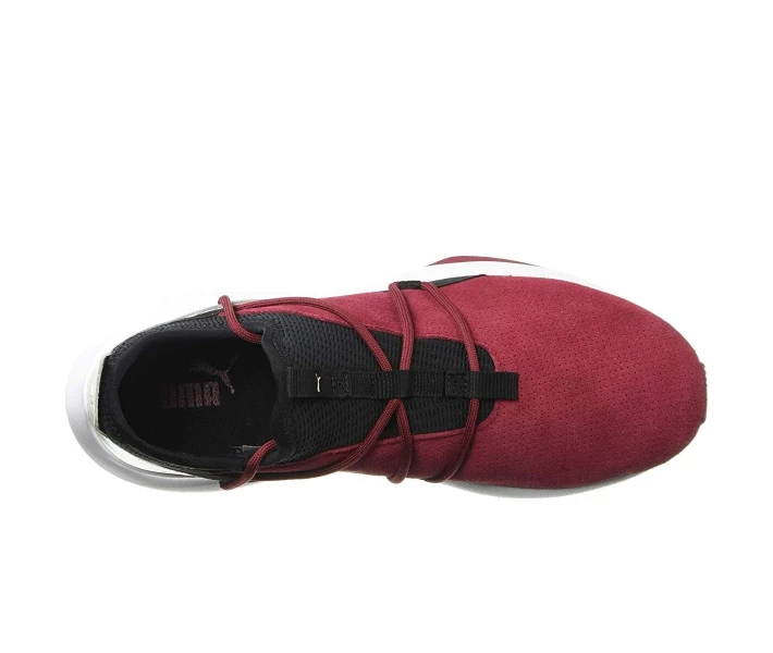 Фото - чоловічий сліпон Сліпони Puma SF Evo Cat II Suede LS Rhubarb/Puma Black/Pastel Parchment 38.5