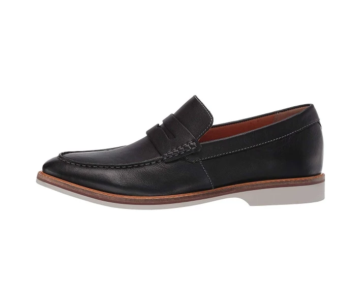 Фото - чоловічу туфлю Туфлі лофери Clarks Atticus Free Black Leather 39.5
