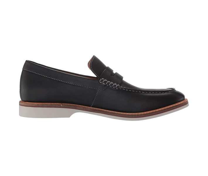 Фото - чоловічу туфлю Туфлі лофери Clarks Atticus Free Black Leather 39.5
