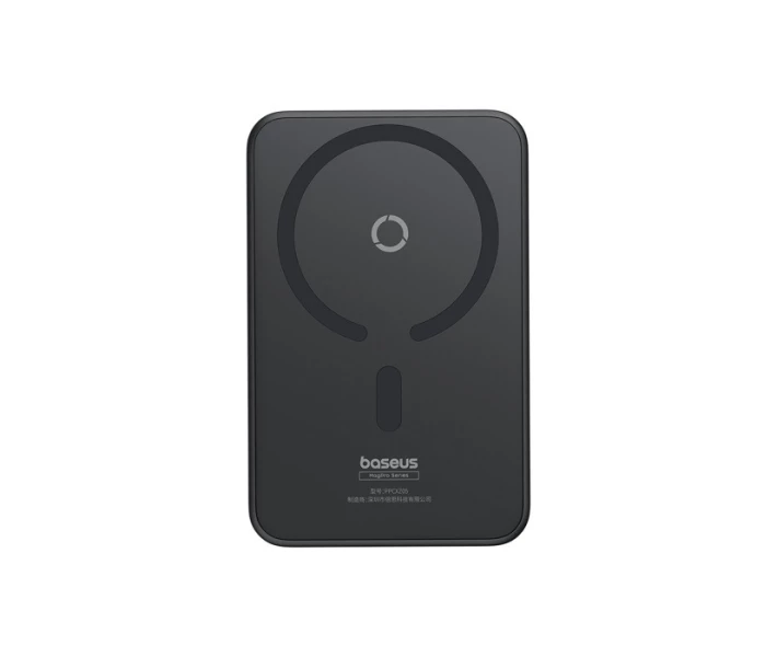 Фото - універсальну мобільну батарею Павербанк BASEUS Magnetic MagPro 5000mAh 20W з бездротовою зарядкою Qi 15W Black (P1-00)