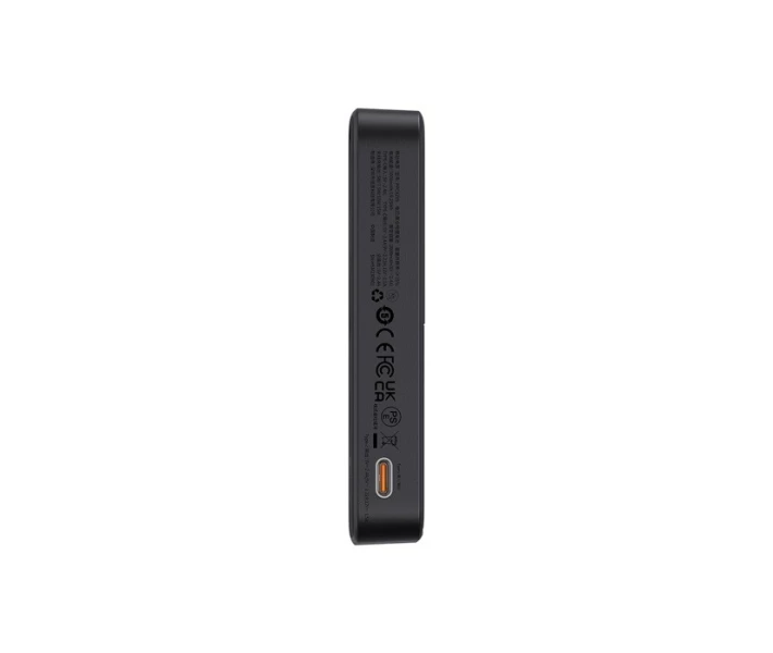 Фото - універсальну мобільну батарею Павербанк BASEUS Magnetic MagPro 5000mAh 20W з бездротовою зарядкою Qi 15W Black (P1-00)