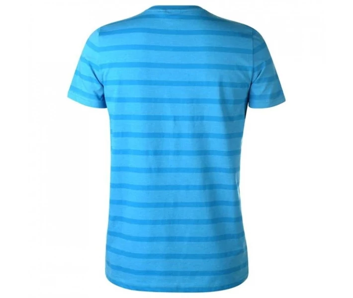 Фото - чоловічу футболку Футболка Lee Cooper Stripe Logo Bright Blue XL