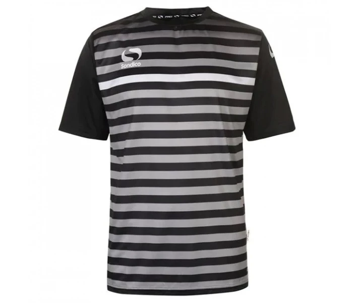 Фото - чоловічу футболку Футболка Sondico S Pro Rio T Black/Grey/Whit S