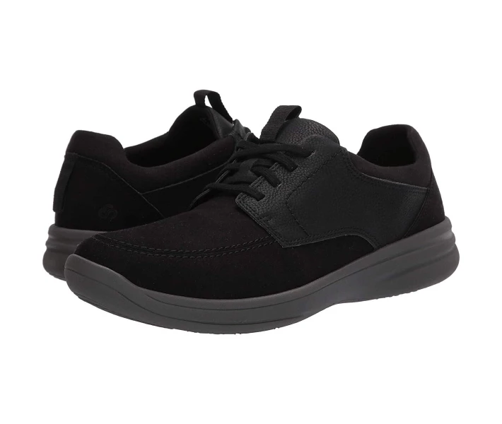 Фото - чоловічий кросівок Кросівки Clarks Step Stroll Lace Black Leather 44