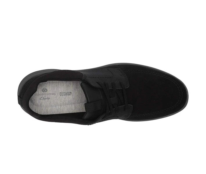 Фото - чоловічий кросівок Кросівки Clarks Step Stroll Lace Black Leather 44