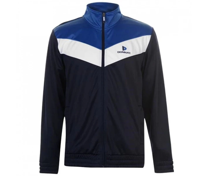 Фото - чоловічий спортивний костюм Спортивний костюм Donnay Poly Nvy / Wht / Royal XL