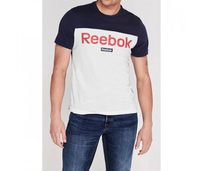 Фото - чоловічу футболку Футболка Reebok BL Short Sleeve Heritage Navy 2X