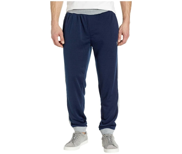 Фото - чоловічі спортивні штани Спортивні штани U.S. POLO ASSN. Joggers with Contrast Rib Trim Navy L