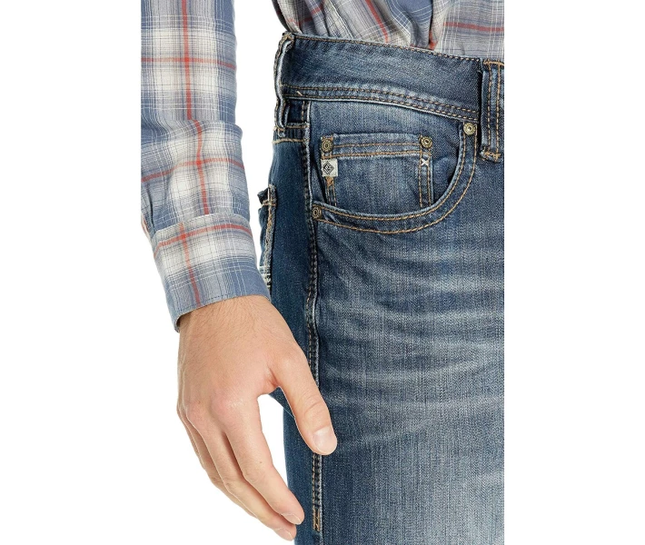Фото - чоловічі джинси Джинси Rock and Roll Cowboy Reflex Pistol Straight in Medium Vintage M1P2361 Medium Vintage 33W 32L