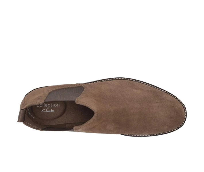 Фото - чоловічий черевик Черевики Clarks Paulson Up Olive Suede 44