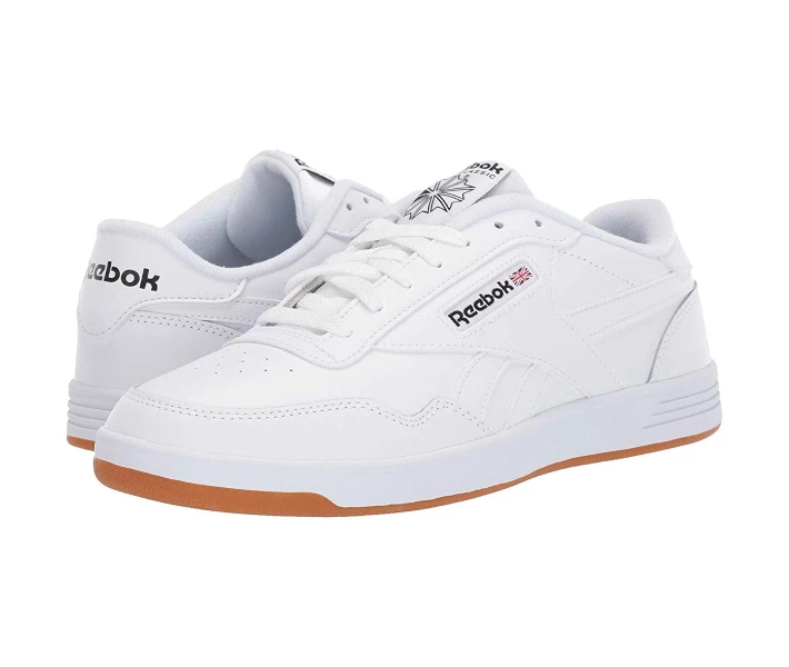 Фото - чоловічий кросівок Кросівки Reebok Club Memt White/Black/Reebok Rubber Gum 47