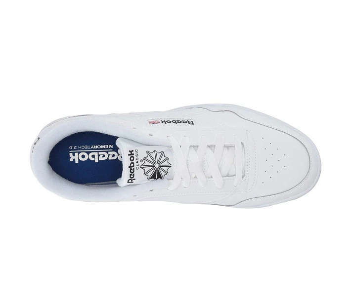 Фото - чоловічий кросівок Кросівки Reebok Club Memt White/Black/Reebok Rubber Gum 47