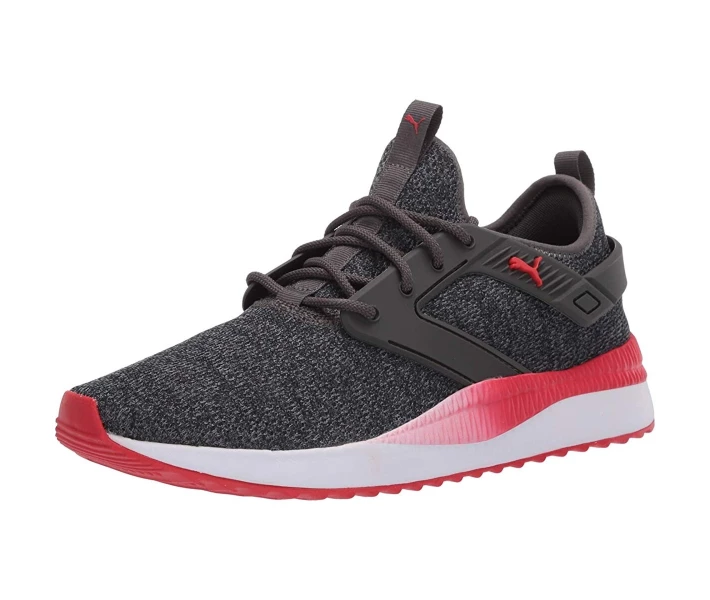 Фото - чоловічий кросівок Кросівки Puma Pacer Next Excel Variknit Dark Shadow/High Risk Red 44.5