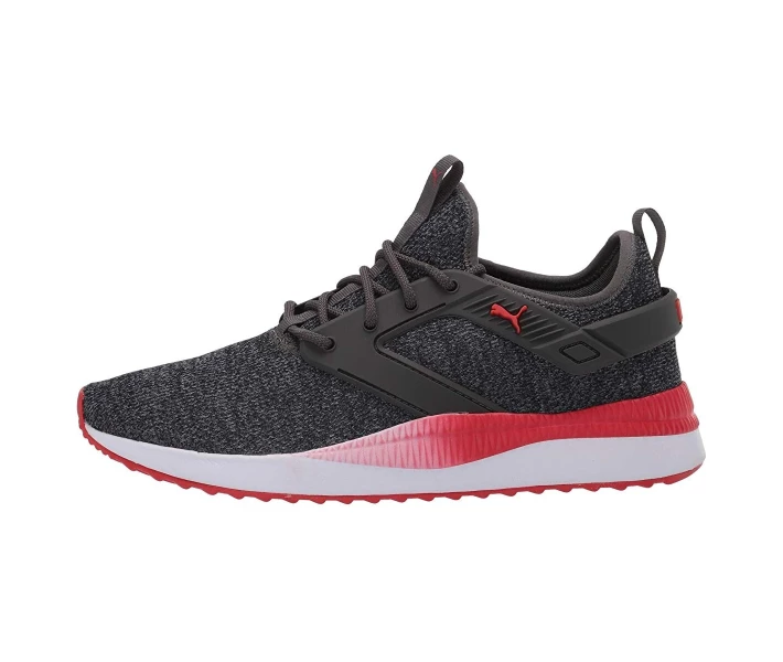 Фото - чоловічий кросівок Кросівки Puma Pacer Next Excel Variknit Dark Shadow/High Risk Red 44.5
