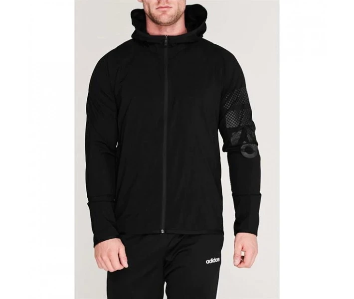 Фото - чоловічу толстовку Футболка adidas Logo Hoodie Mens Black XXL