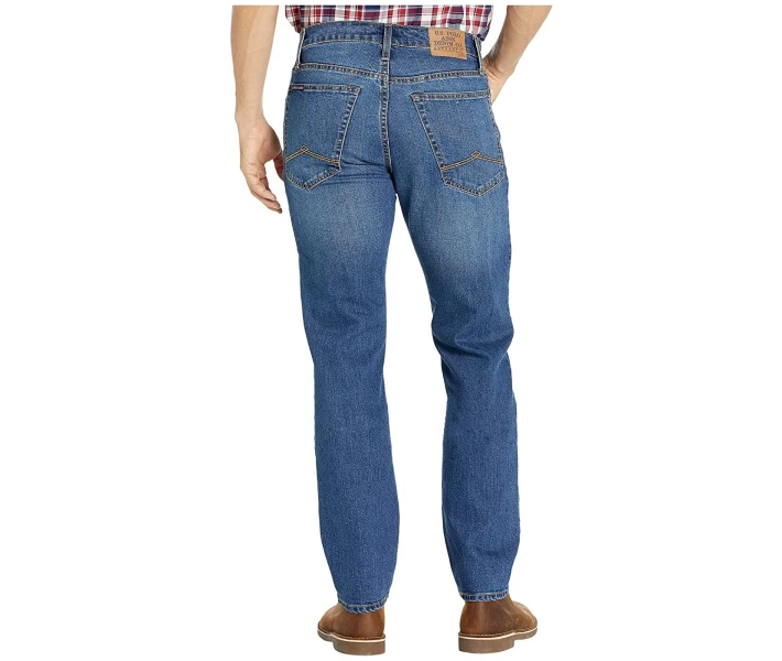 Фото - чоловічі джинси Джинси U.S. POLO ASSN. Slim Straight Stretch Jeans in Blue Blue 38W 32L