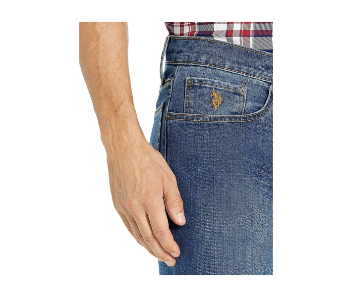 Фото - чоловічі джинси Джинси U.S. POLO ASSN. Slim Straight Stretch Jeans in Blue Blue 38W 32L