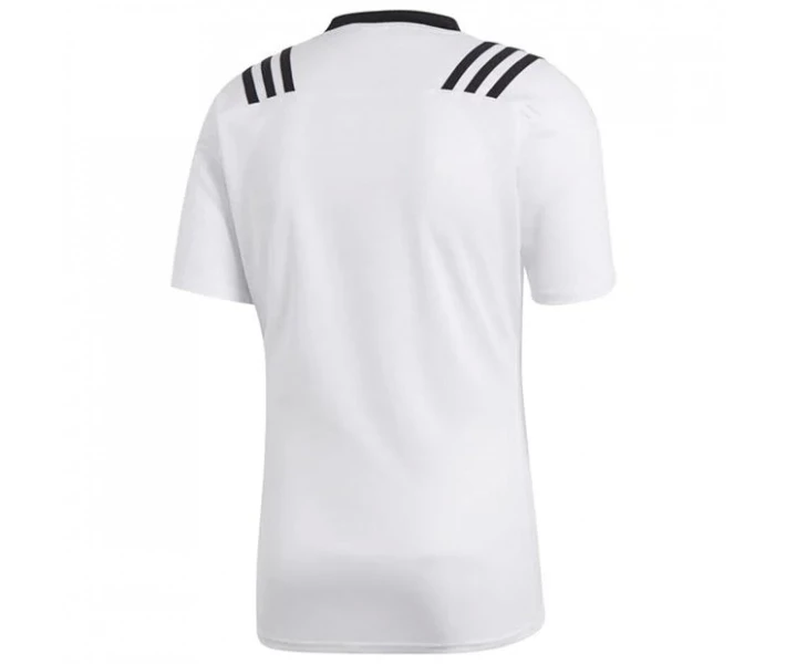 Фото - чоловічу футболку Футболка adidas 3-Stripes Fitted Men’s Rugby Shirt White/Black M