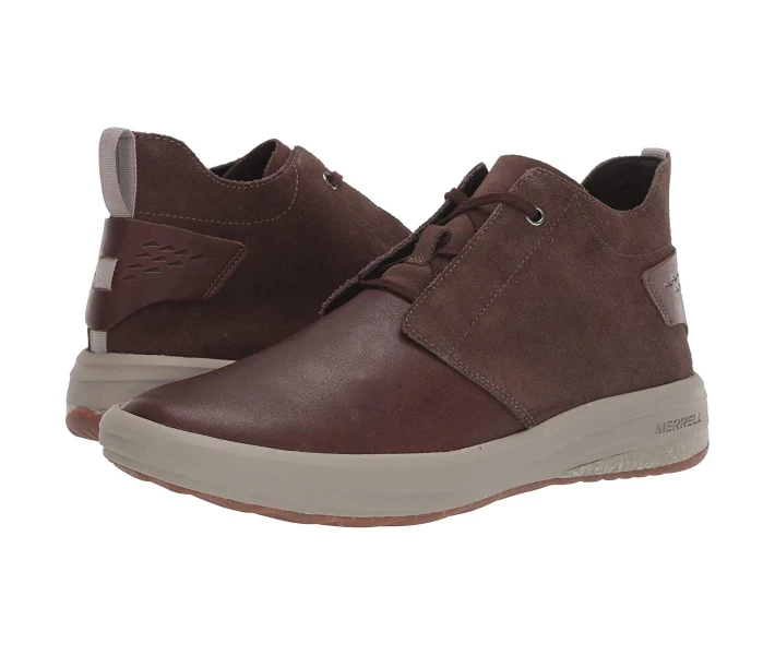 Фото - чоловічий кросівок Кросівки Merrell Gridway Mid Leather Espresso 41