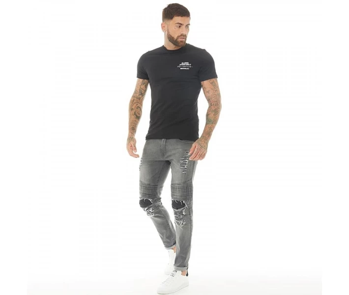 Фото - чоловічі джинси Джинси 883 Police Garda Biker Grey Faded Grey Denim 38W 32L