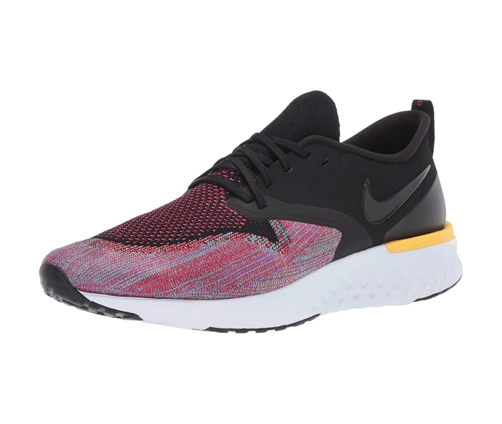 Фото - чоловічий кросівок Кросівки Nike Odyssey React Flyknit 2 Black/Black/University Red/Hyper Jade 46