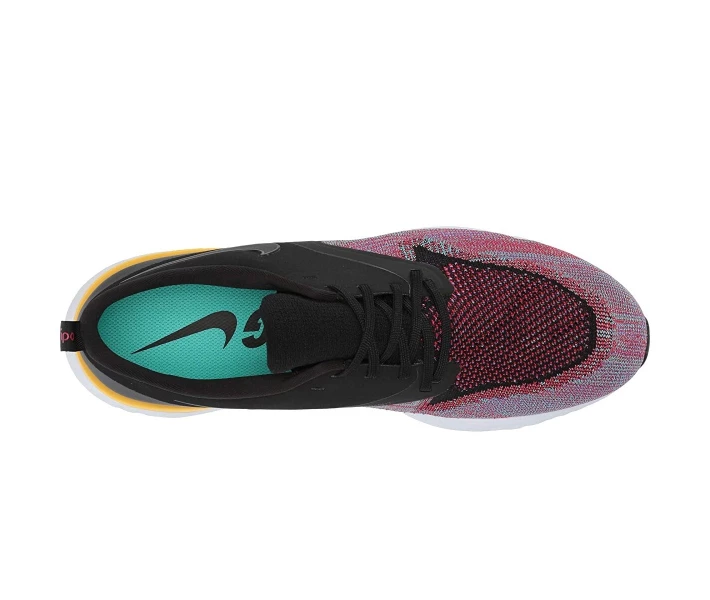 Фото - чоловічий кросівок Кросівки Nike Odyssey React Flyknit 2 Black/Black/University Red/Hyper Jade 46
