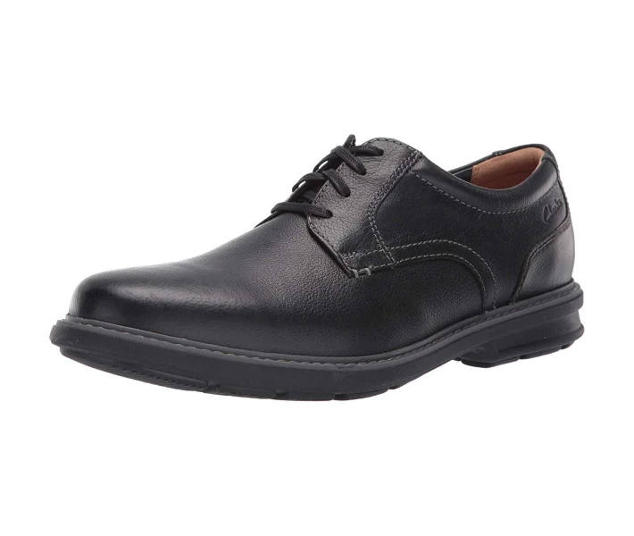 Фото - чоловічу туфлю Туфлі Clarks Rendell Plain Black Leather 40