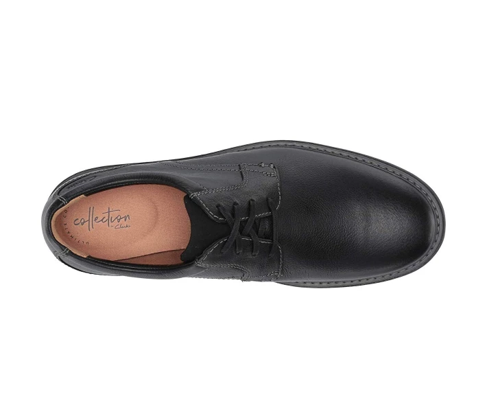 Фото - чоловічу туфлю Туфлі Clarks Rendell Plain Black Leather 40
