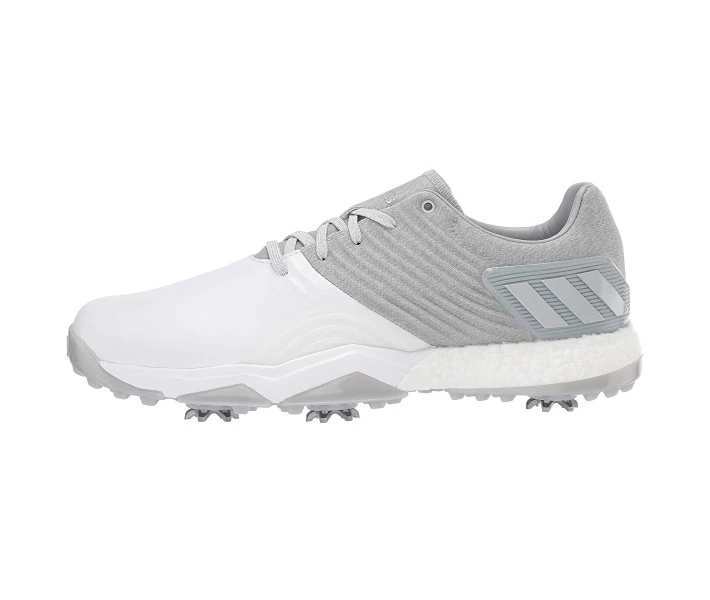 Фото - чоловічий кросівок Кросівки для гольфу Adidas adiPower 4orged Clear Onix/Matte Silver/White 46