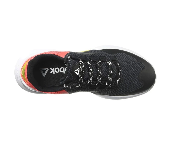 Фото - чоловічий кросівок Кросівки Reebok Split Fuel Black/True Grey/Neon Red/Red/Go Yellow/White 42.5
