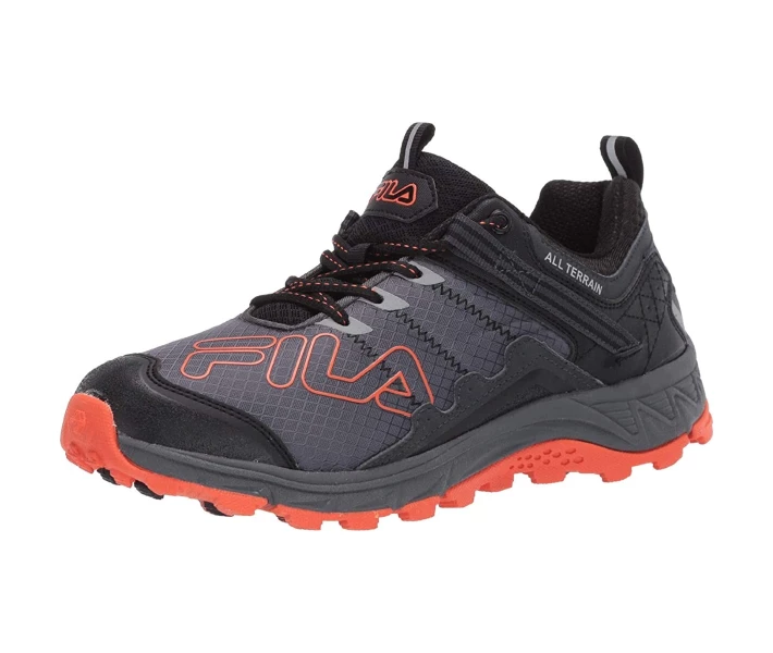 Фото - чоловічий кросівок Кросівки Fila Blowout 19 Trail Castlerock/Black/Red Orange 40.5