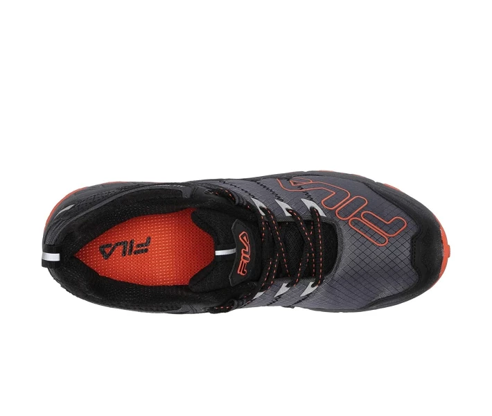 Фото - чоловічий кросівок Кросівки Fila Blowout 19 Trail Castlerock/Black/Red Orange 40.5