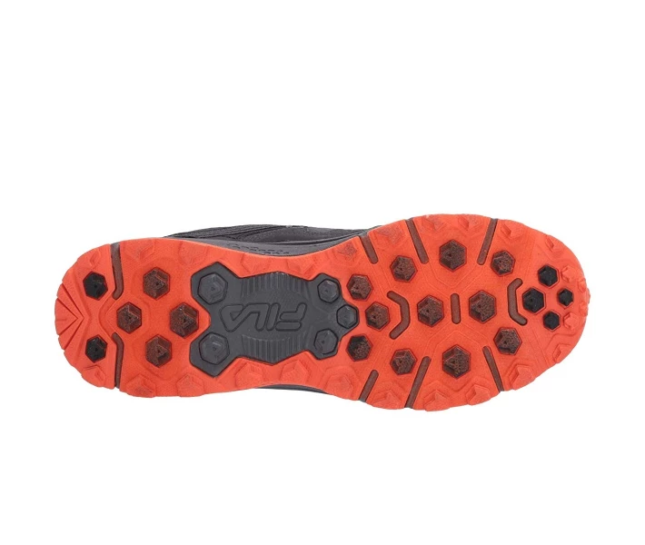 Фото - чоловічий кросівок Кросівки Fila Blowout 19 Trail Castlerock/Black/Red Orange 40.5
