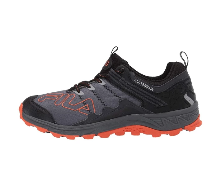 Фото - чоловічий кросівок Кросівки Fila Blowout 19 Trail Castlerock/Black/Red Orange 40.5