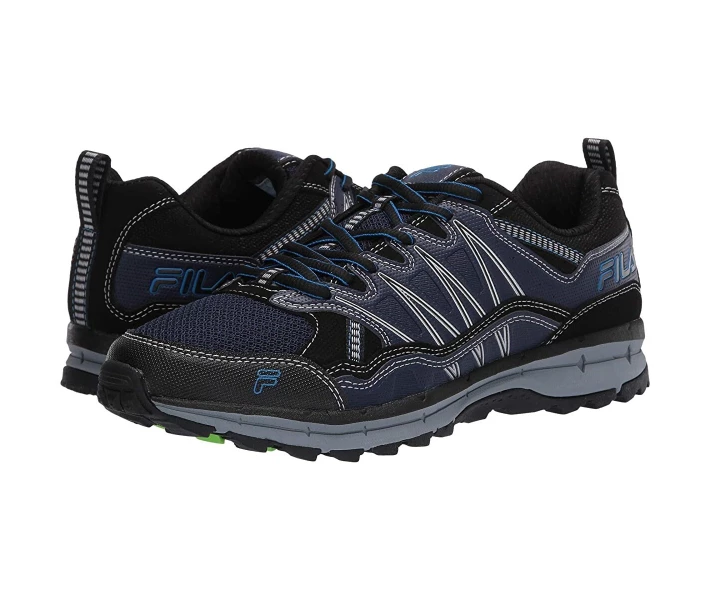 Фото - чоловічий кросівок Кросівки Fila Evergrand Trail Fila Navy/Black/Green Gecko 45
