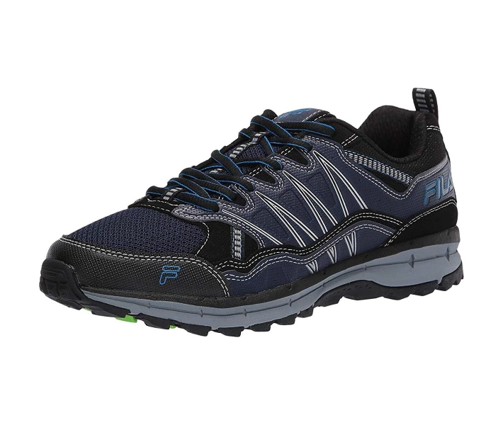 Фото - чоловічий кросівок Кросівки Fila Evergrand Trail Fila Navy/Black/Green Gecko 45