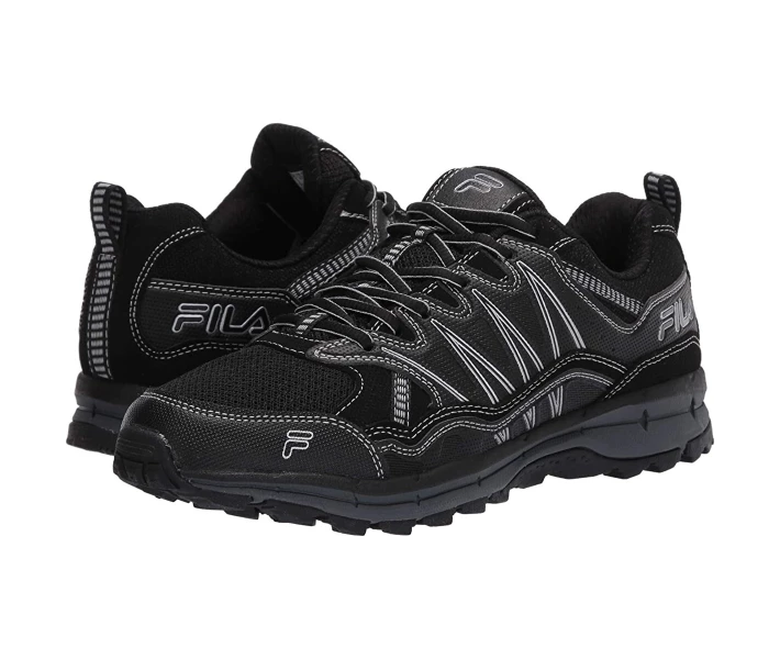 Фото - чоловічий кросівок Кросівки Fila Evergrand Trail Black/Ebony/Metallic Silver 42