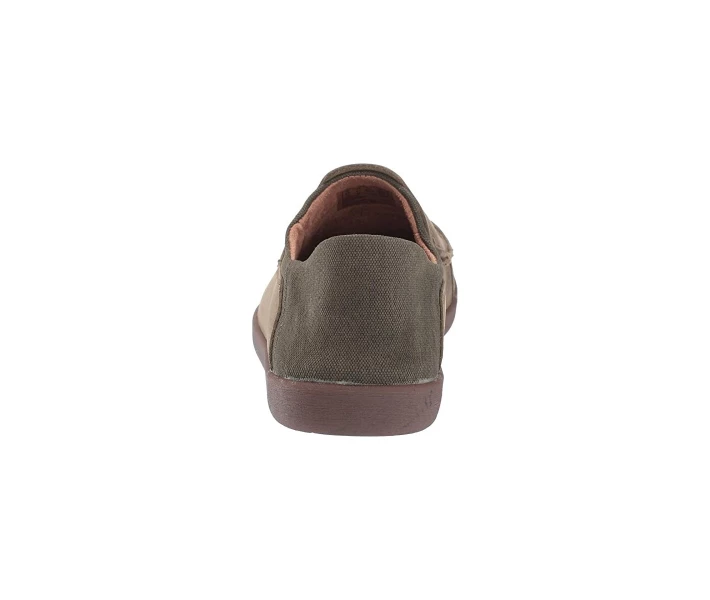 Фото - чоловічий сліпон Сліпони Clarks Un Lisbon Lane Dark Olive Oily Leather/Textile 46